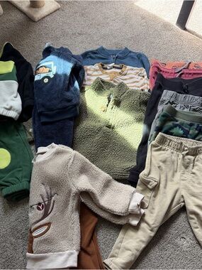 18 month boy clothes lot fall/winter